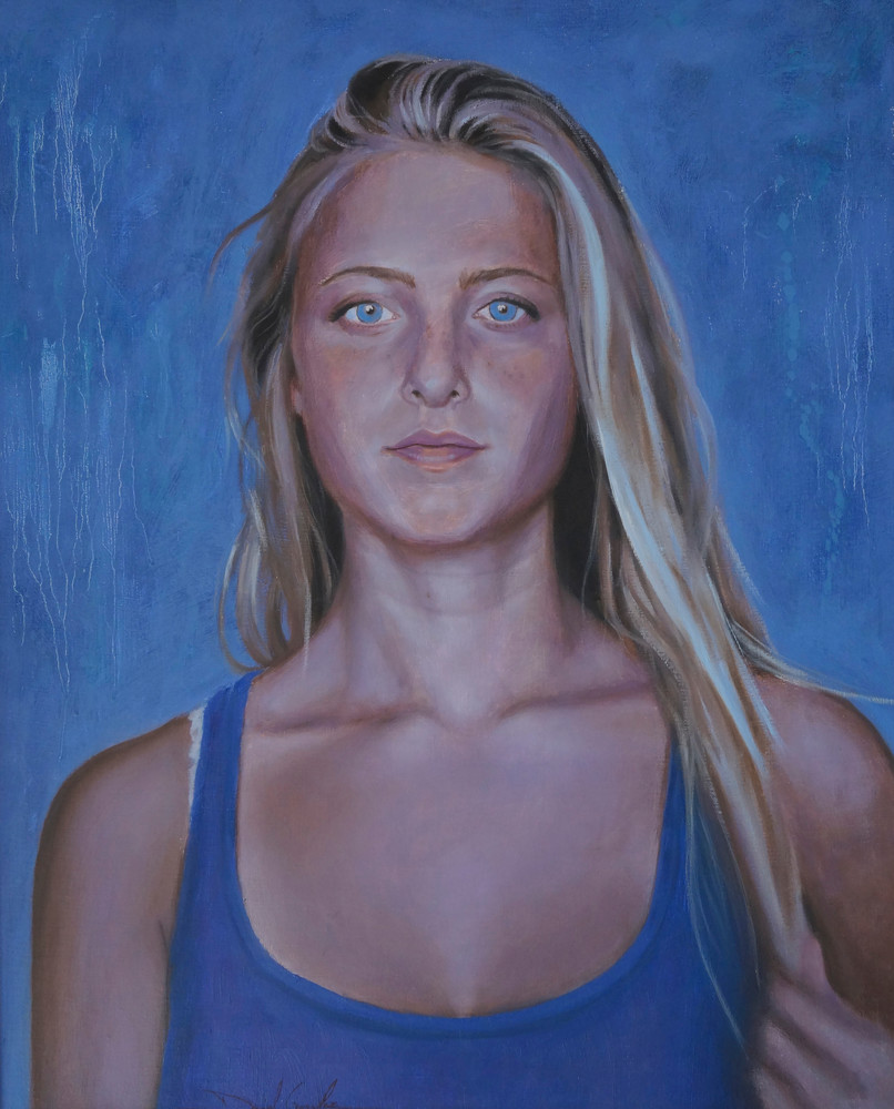 Taylor In Blue Art | Danielsartwork