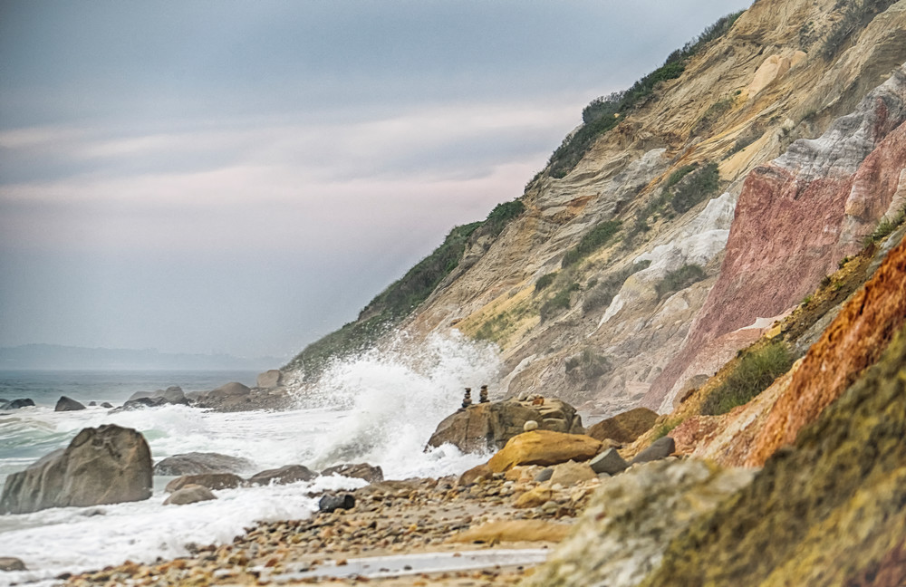 Gay Head Cliffs Cairns Waves Art | Michael Blanchard Inspirational Photography - Crossroads Gallery Gay Head Cliffs Cairns Waves Art | Michael Blanchard Inspirational Photography - Crossroads Gallery