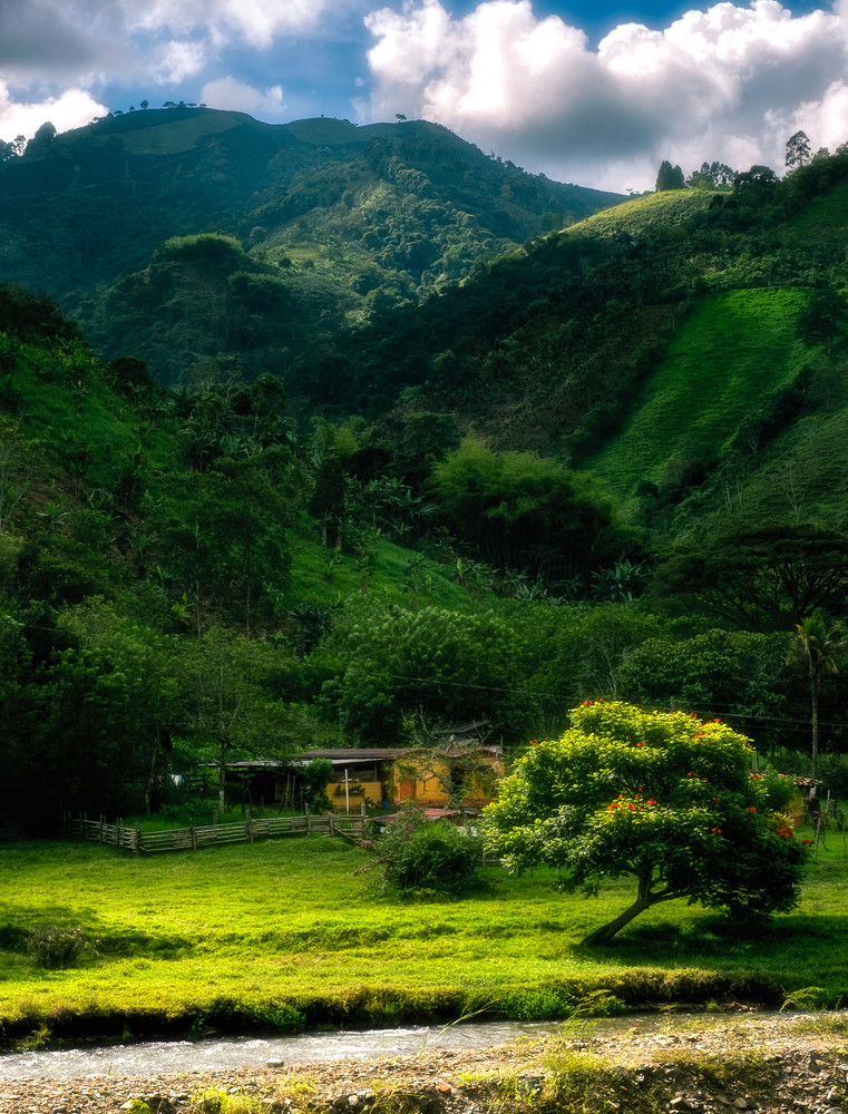 country side farm in Colombia