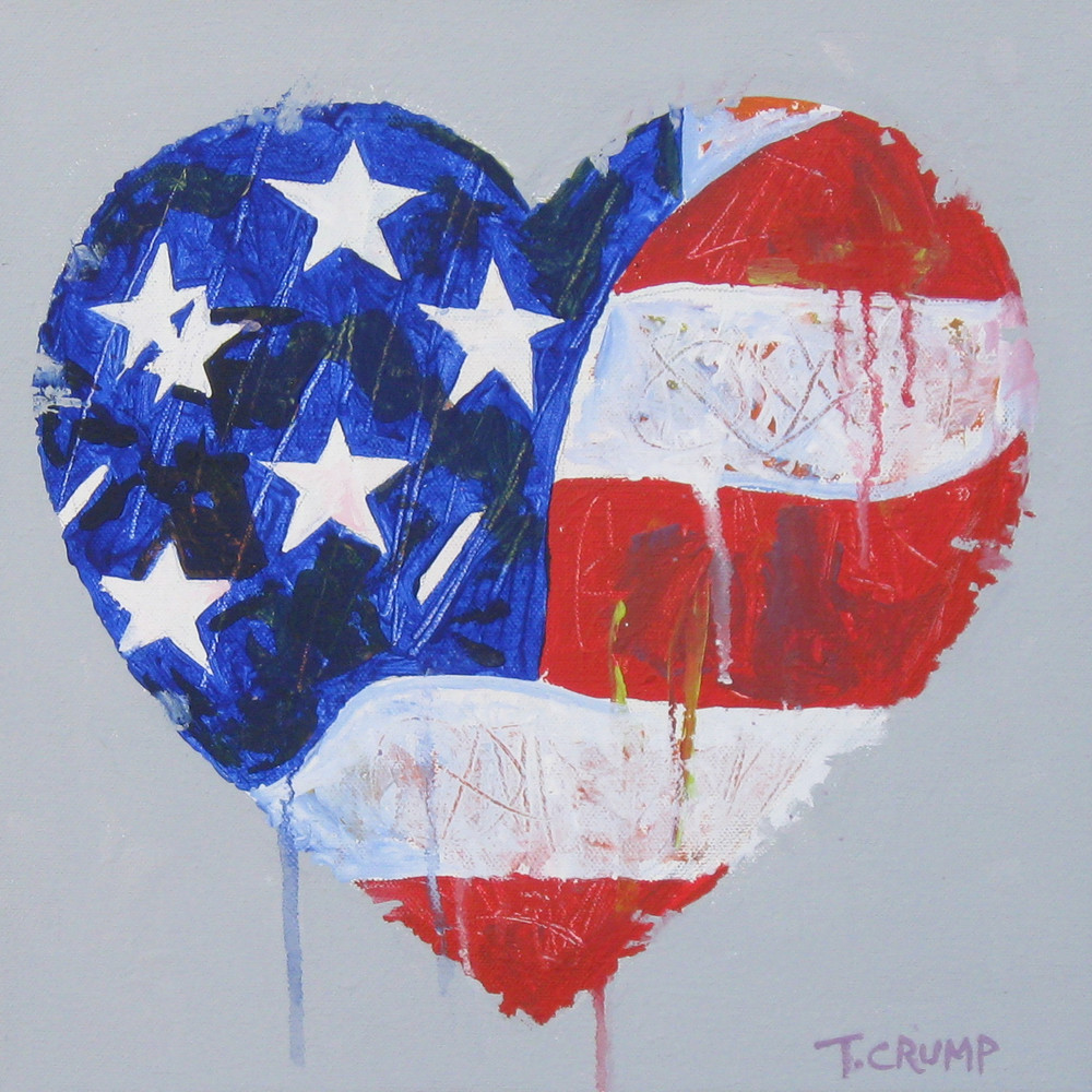 Flag Heart Art | terrycrump