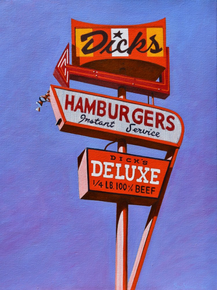 Dicks Hamburgers Art | samvance