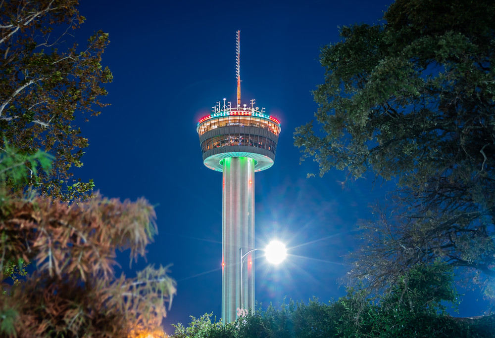 Night Tower Photography Art | Andres Photography