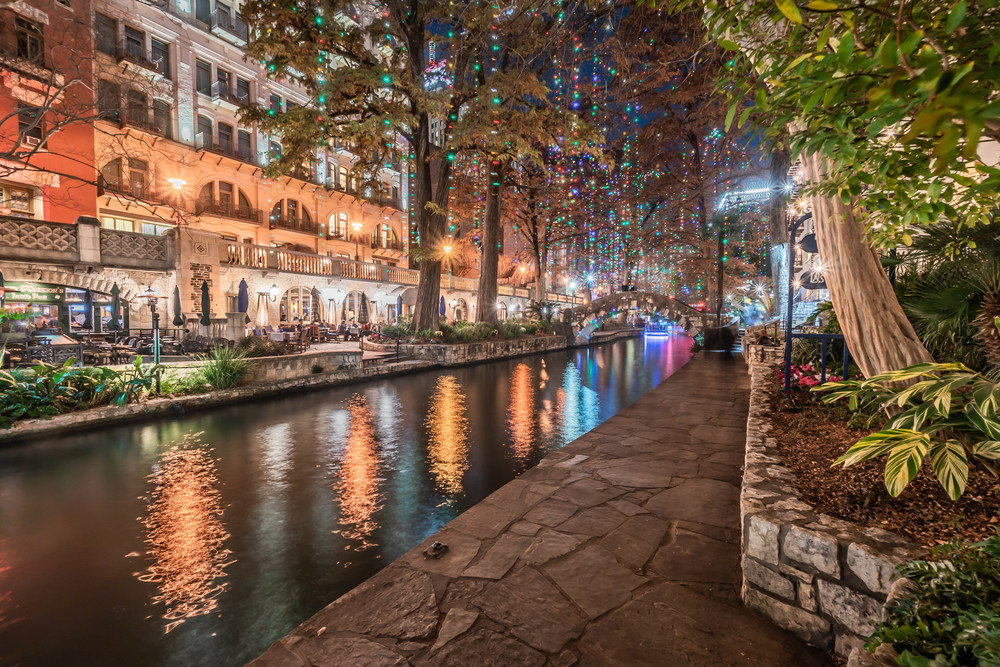 Riverwalk Reflection Photography Art | Andres Photography
