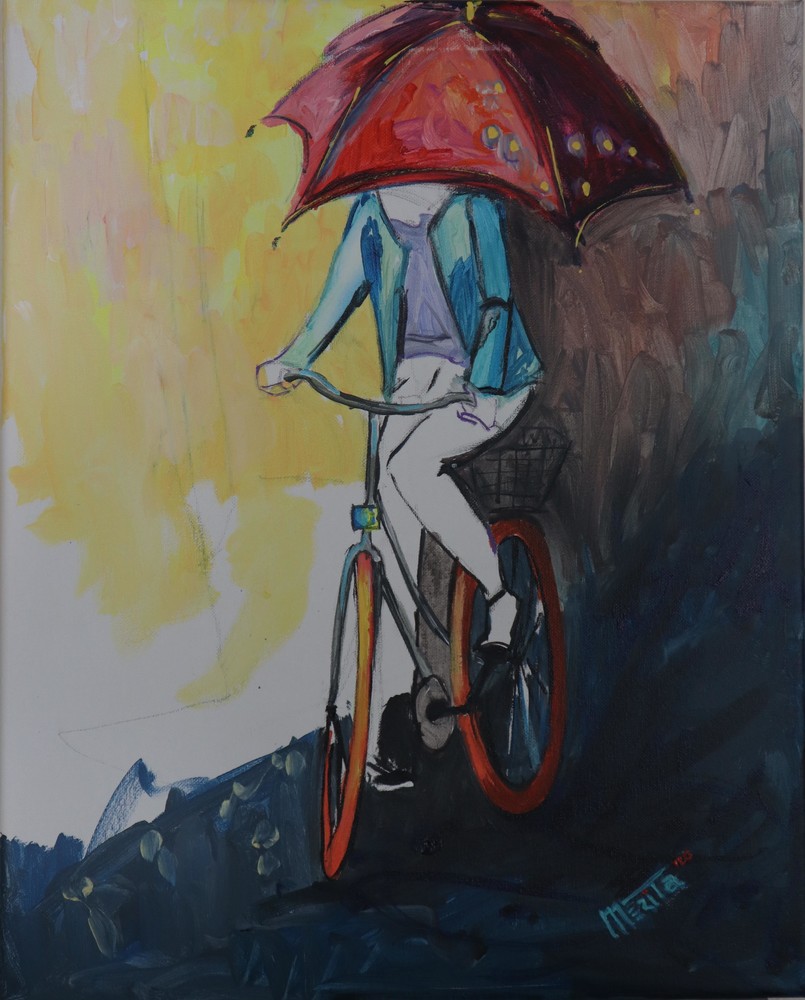 Under Your Own Umbrella Art | Merita Jaha Fine Art