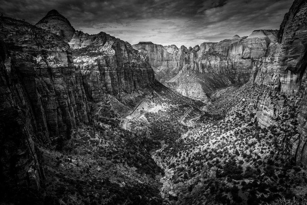 Classic view of Zion Valley