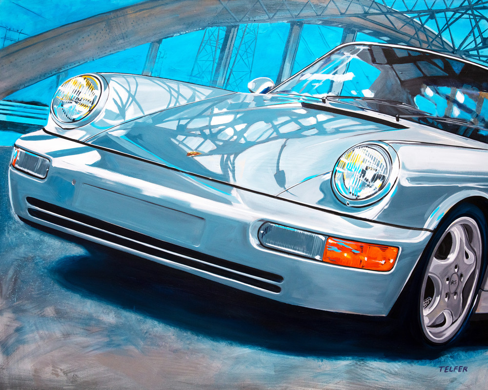 Blue Bridge Porsche 964 Art | Telfer Design, Inc.
