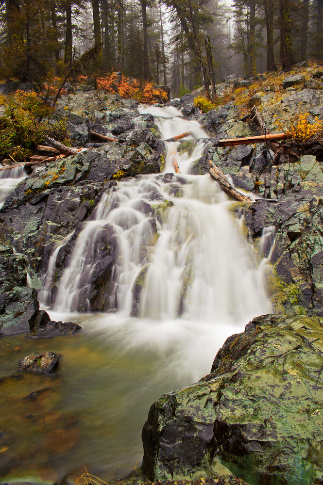 Upper North Fork Teanaway River Waterfalls, Washington, 2011