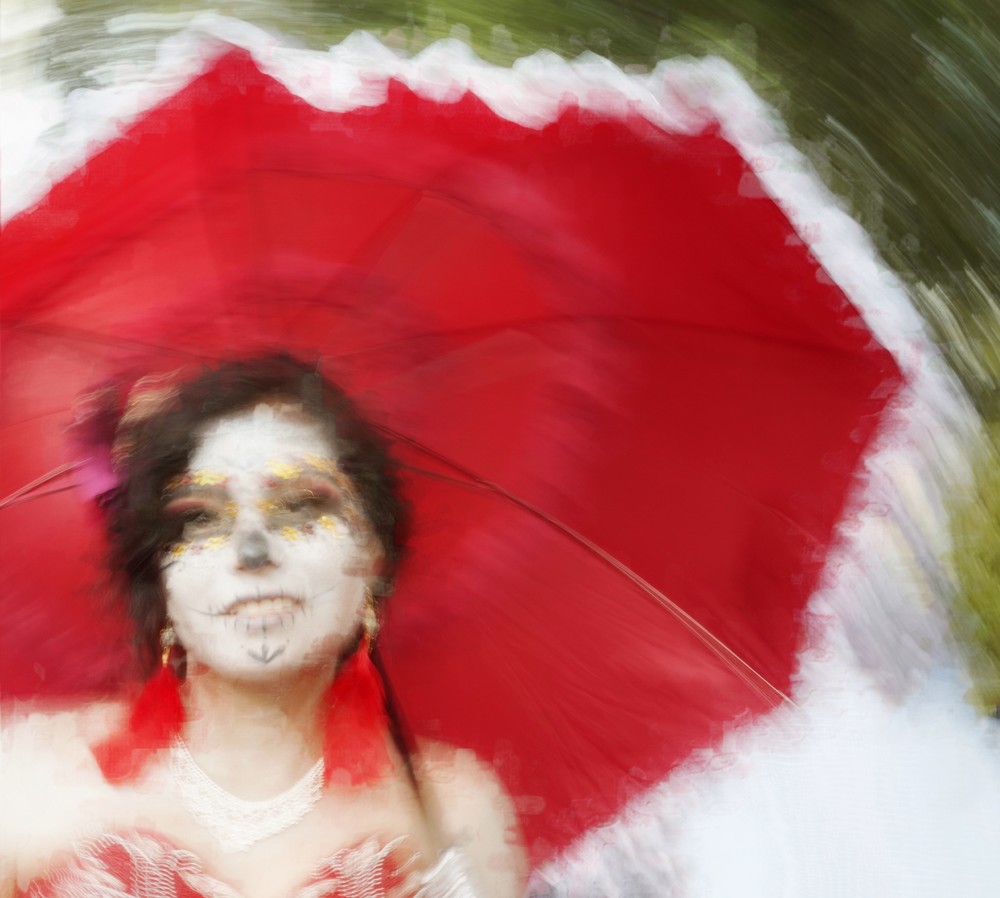 Red Umbrella Art | Danny Johananoff