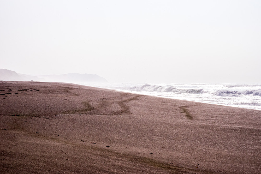 Yin and Yang - Morning on the California coast photograph print