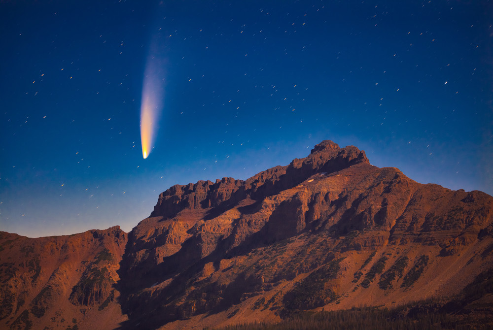 Neowise Comet with Hayden Peak