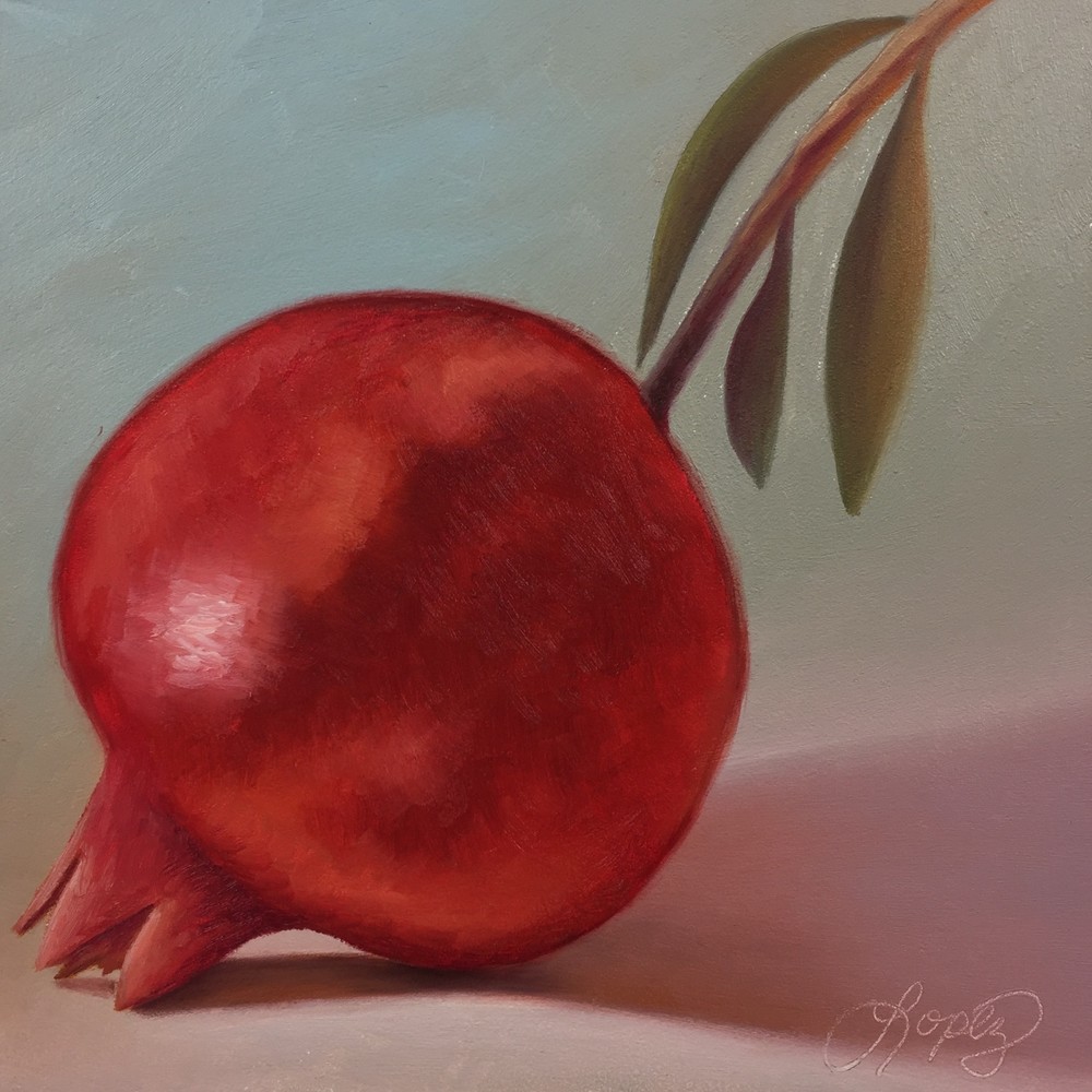 Pomegranate Jewel Art | Gema Lopez Fine Arts