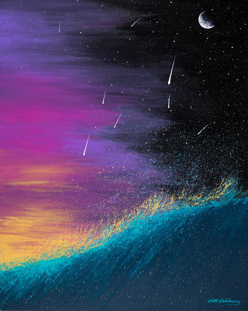 Starry Sea Spray Art | Haddaway Art