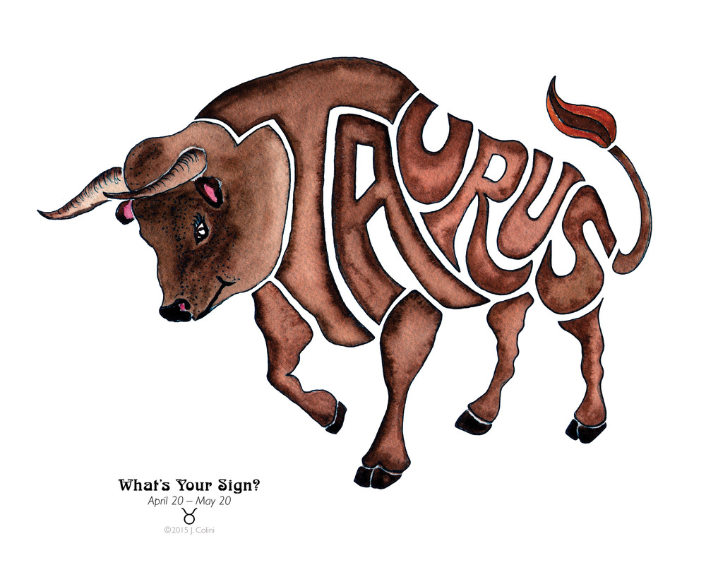 What's Your Sign? Taurus Print Art | Jeanine Colini Design Art
