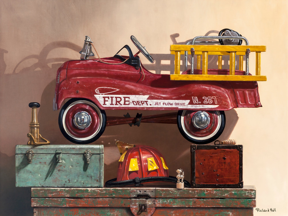 Where's The Fire? Art | Richard Hall Fine Art