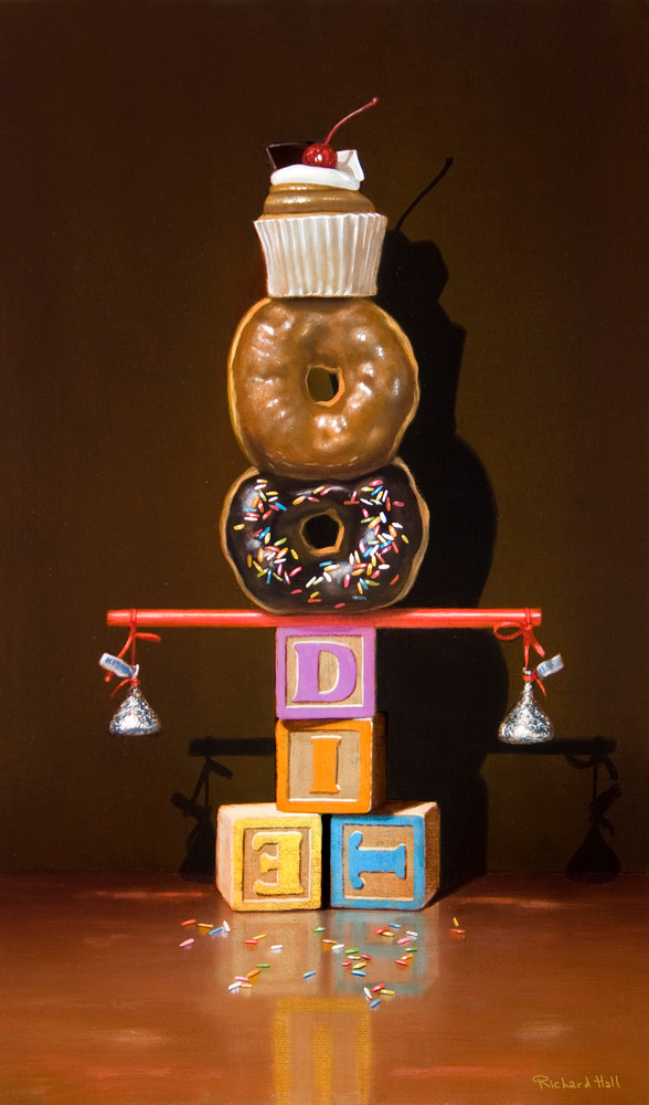 Well Balanced Diet Art | Richard Hall Fine Art
