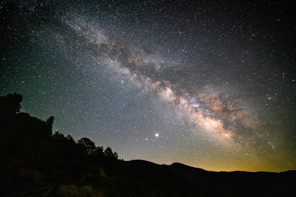 Milky Way Over Rocky Ridge Photography Art | Christopher Scott Photography