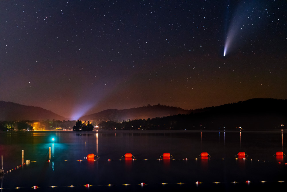 4th Lake Neowise Comet From Inlet Ny Photography Art | Kurt Gardner Photography Gallery