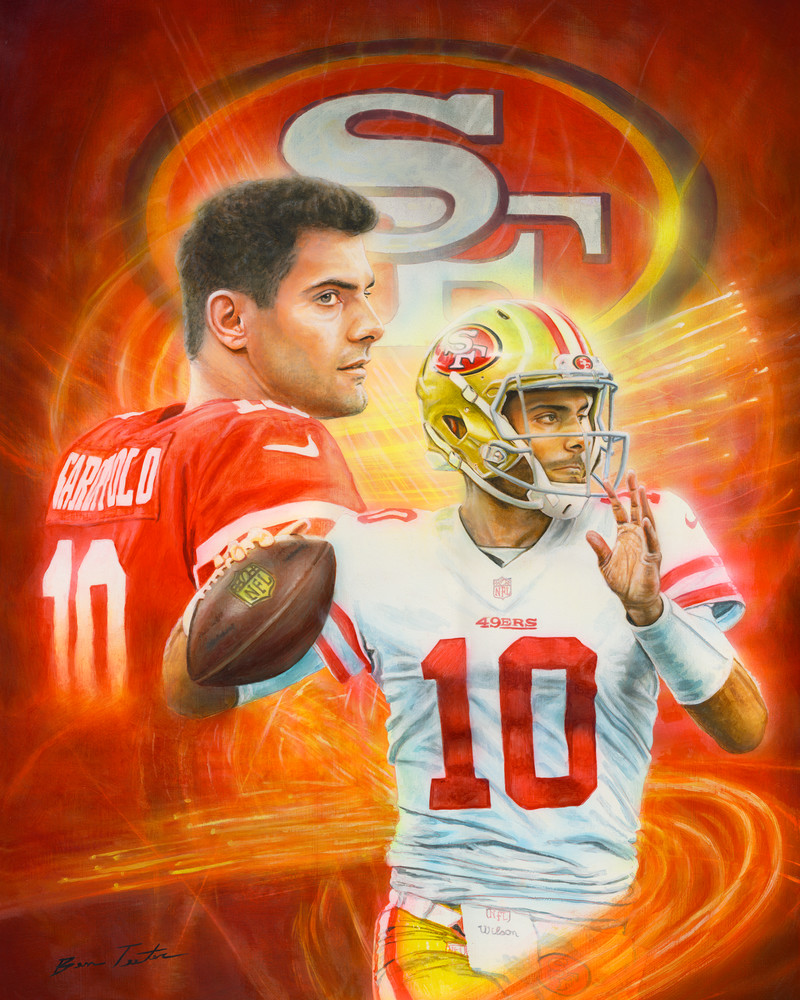 jimmy garoppolo painting