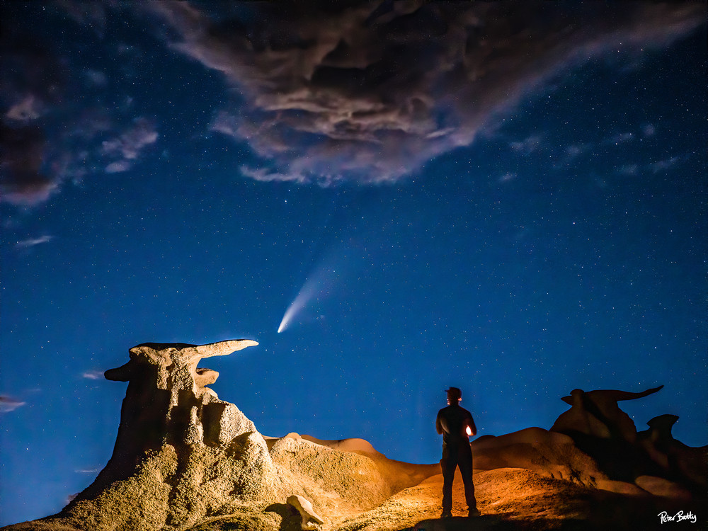 Watching The Comet Photography Art | Peter Batty Photography