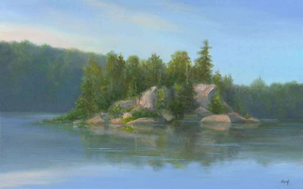*Quiet Morning At Sanctuary Pond, John Burroughs Nature Sanctuary Art | Tarryl Fine Art