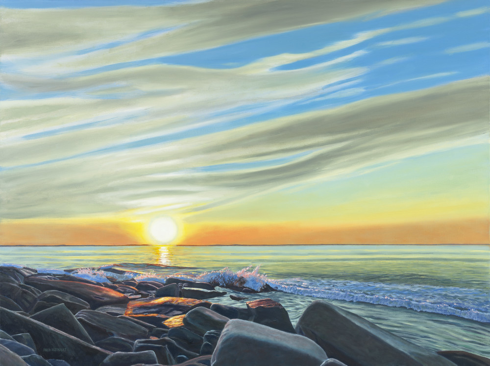 End Of Day, Halibut Point Art | The Art of David Arsenault