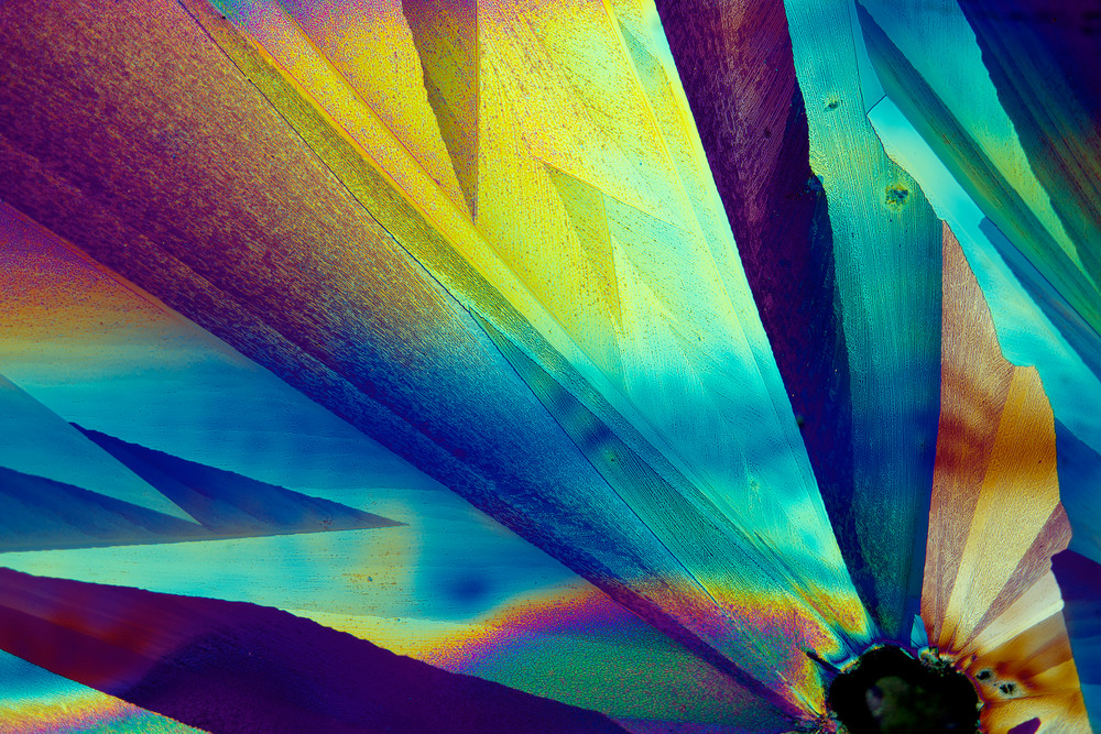 Ray Of Hope (Vanillin And Lidocaine Crystals) Art | Carol Roullard Art
