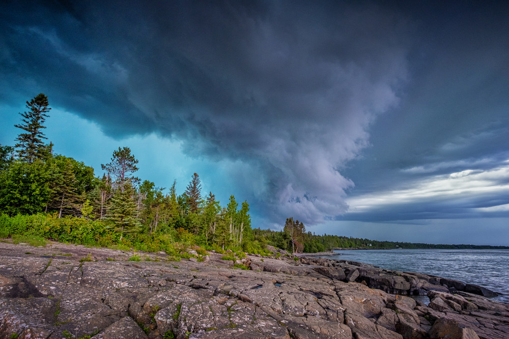 Storm Over Lake Final Photography Art | John Gregor Photography