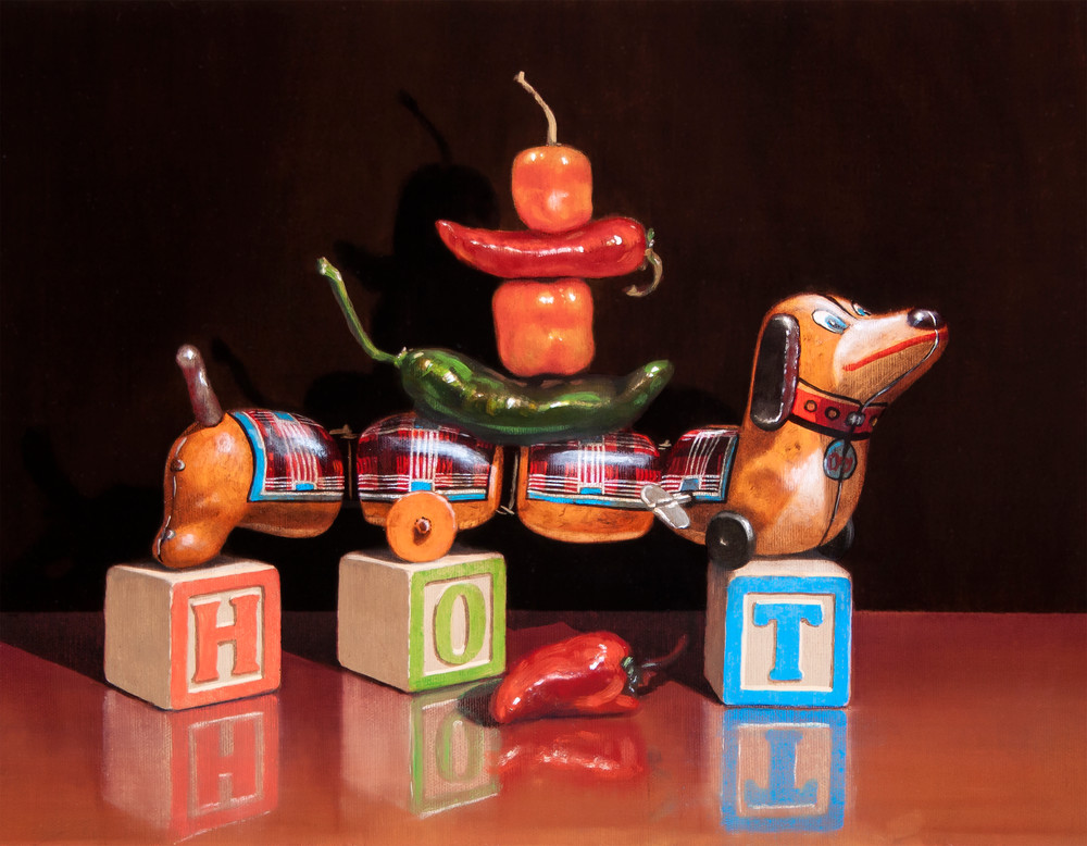 Hot Dog Art | Richard Hall Fine Art