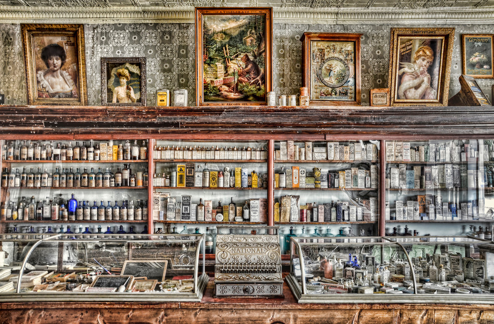 The Drug Store Counter Photography Art | Ken Smith Gallery