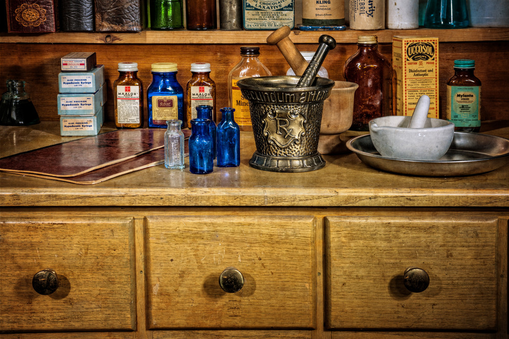 The Pharmacist Workstation Photography Art | Ken Smith Gallery