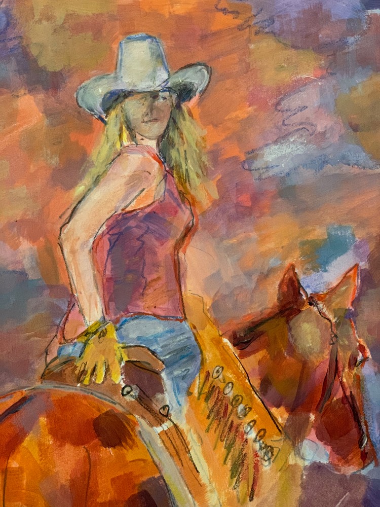 Cowgirl Up Art | carollarue.designer