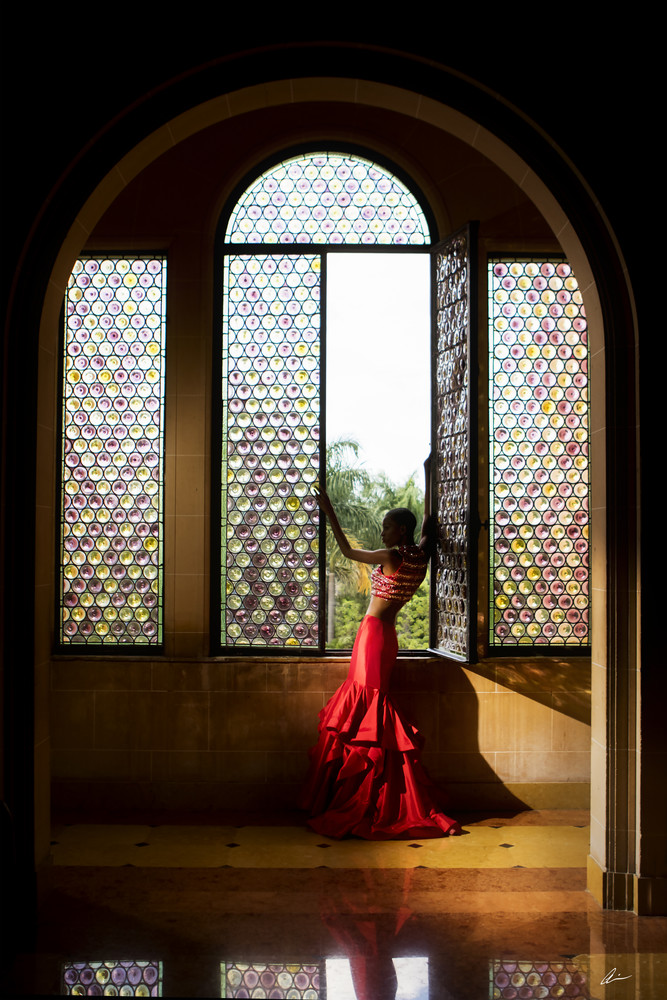 Red Dress In Havana Photography Art | Audia Art