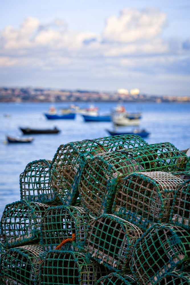 Lobster Crab Crates, Malta Photography Art | Audia Art