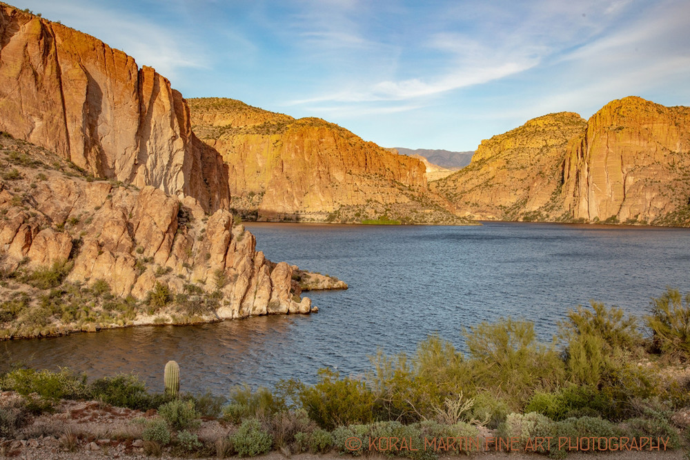Canyon Lake Apache Trail 2490 Photography Art | Koral Martin Healthcare Art