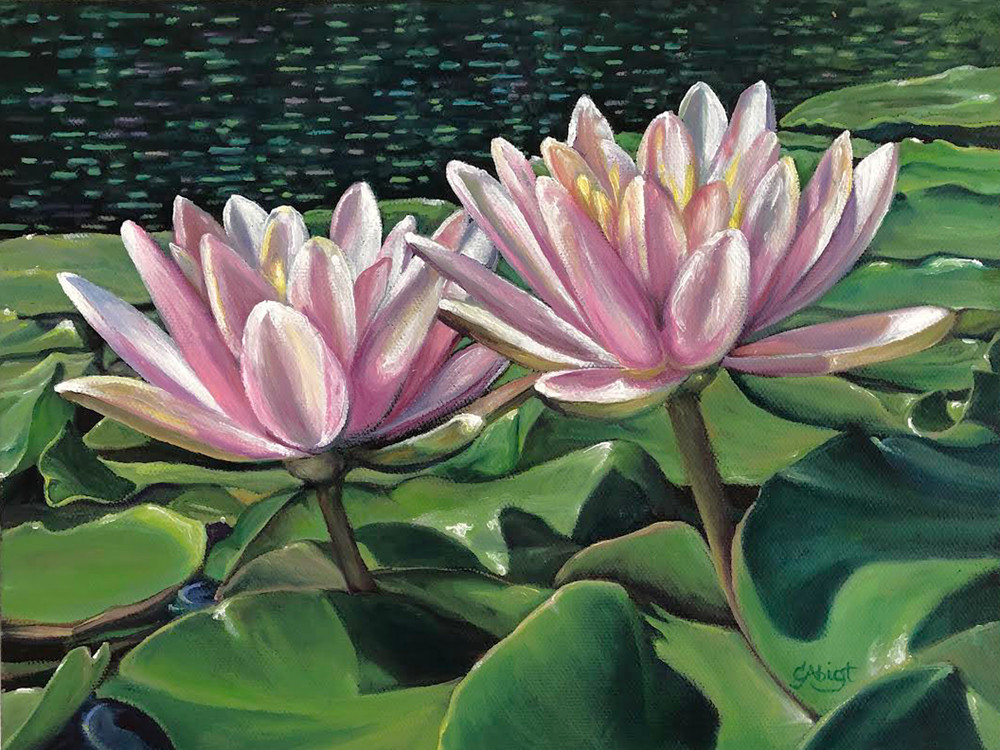 Water Lilies Art | chrisabigtart