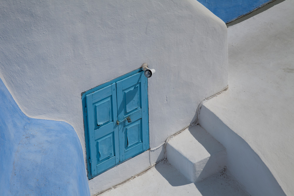 Blue Door in Oia