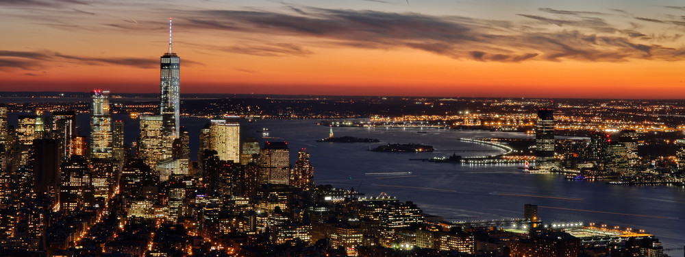 new york city, cityscapes, panoramic