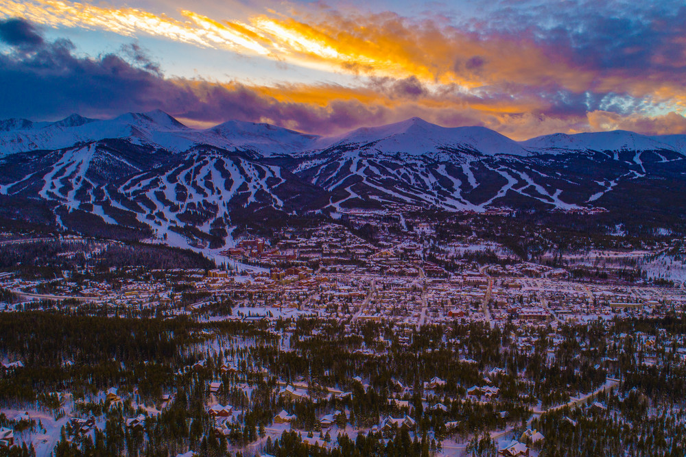 Breckenridge Winter Sunset  Photography Art | Alex Nueschaefer Photography