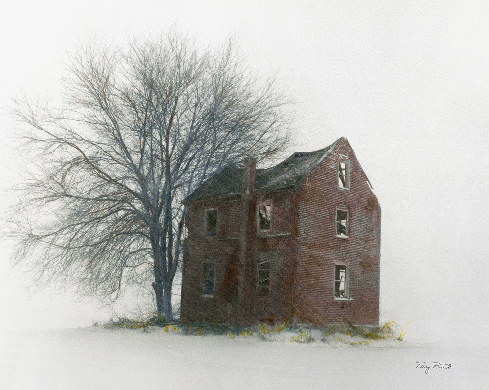 Silence -An Old Farmhouse  by Terry Rosiak