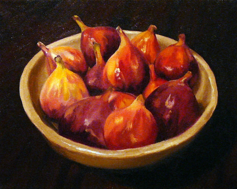 Figs In A Bowl Art | Helen Vaughn Fine Art