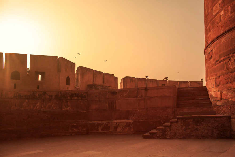 golden hour Agra India
