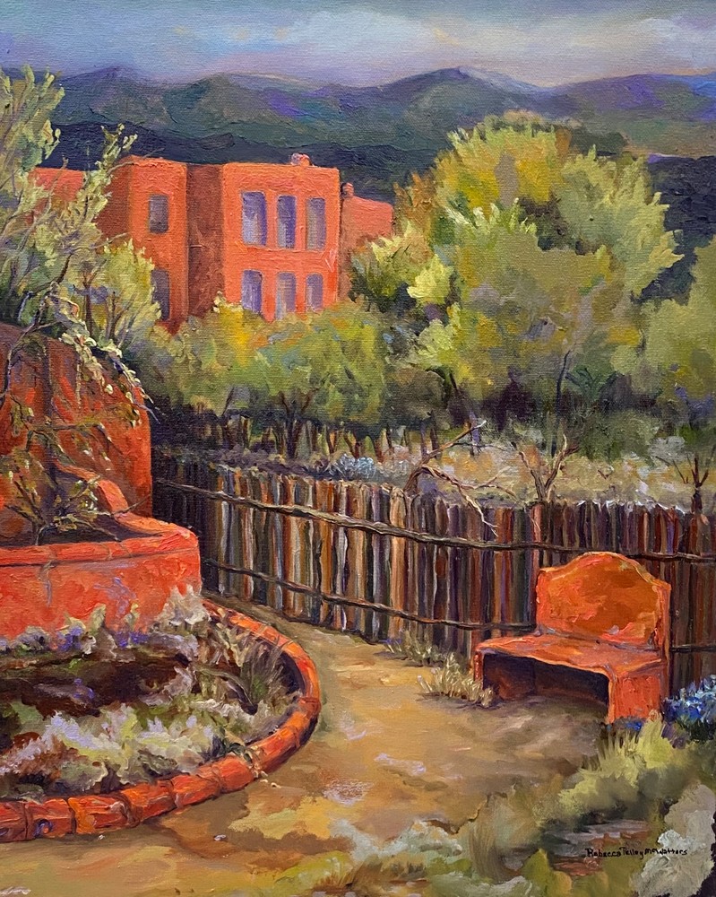 Southwest Garden View Art | Rebecca Pelley McWatters, Studio Artist
