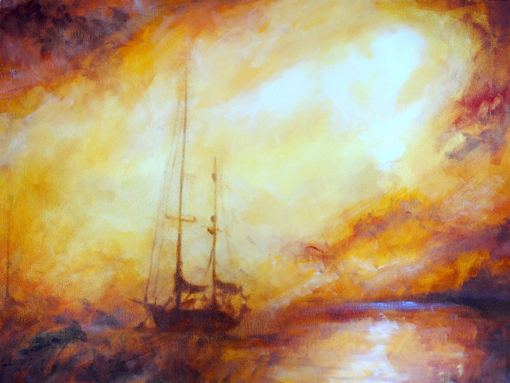 biddeford, maine, sailboat, sunset