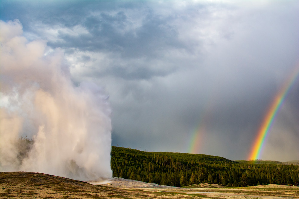 Rainbow Geyser Photography Art | Call of the Mountains Photography
