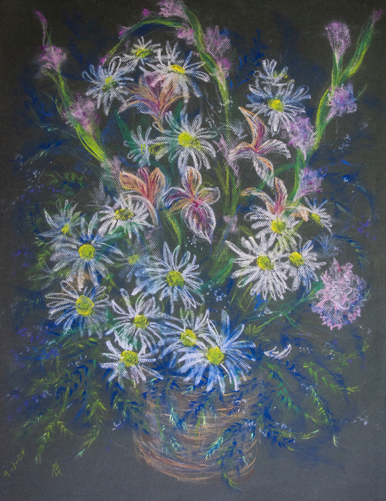 Floral, Pastel On Paper, 2004 Art | Roost Studios, Inc.