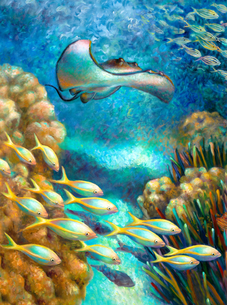 Seafood Chain   I   Stingray Art | Nancy Tilles