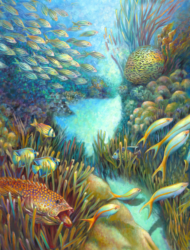 Seafood Chain Ii   Stalker Art | Nancy Tilles