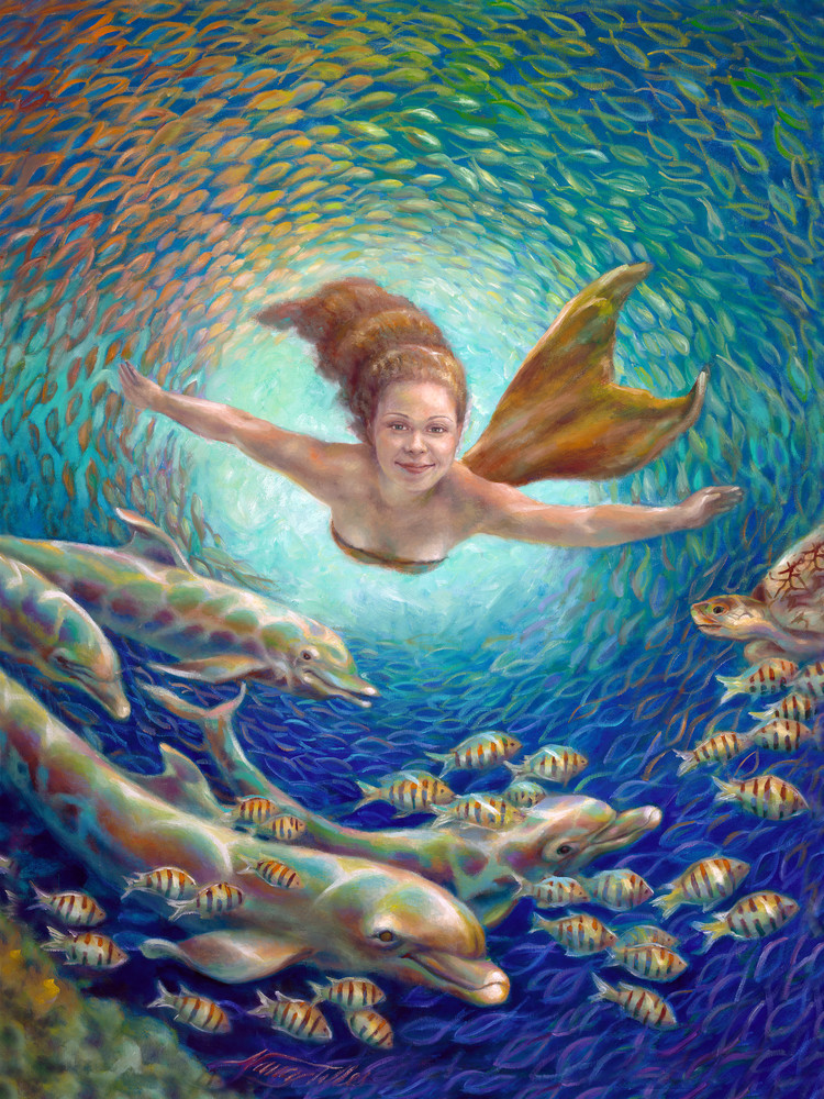 Fantastic Journey Ii   Mermaid Art | Nancy Tilles