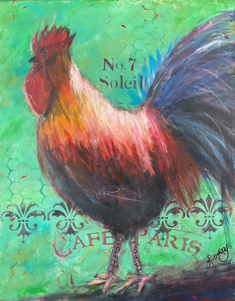 Roberto The Rooster Art | HappyHouseArt