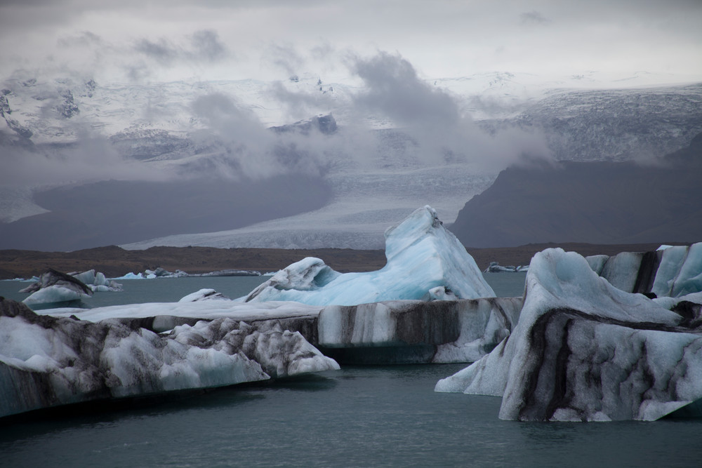 Glacial Lagoon  Photography Art | Carol's Little World